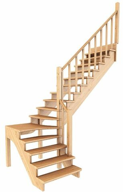 Лестница на второй этаж К-031м/4 Правая