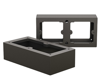 CVGAUDIO WS2-ERC-BL - сдвоенный монтажный бокс CVGAUDIO WS2-ERC-BL.