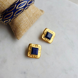 Клипсы Lanvin ромбы