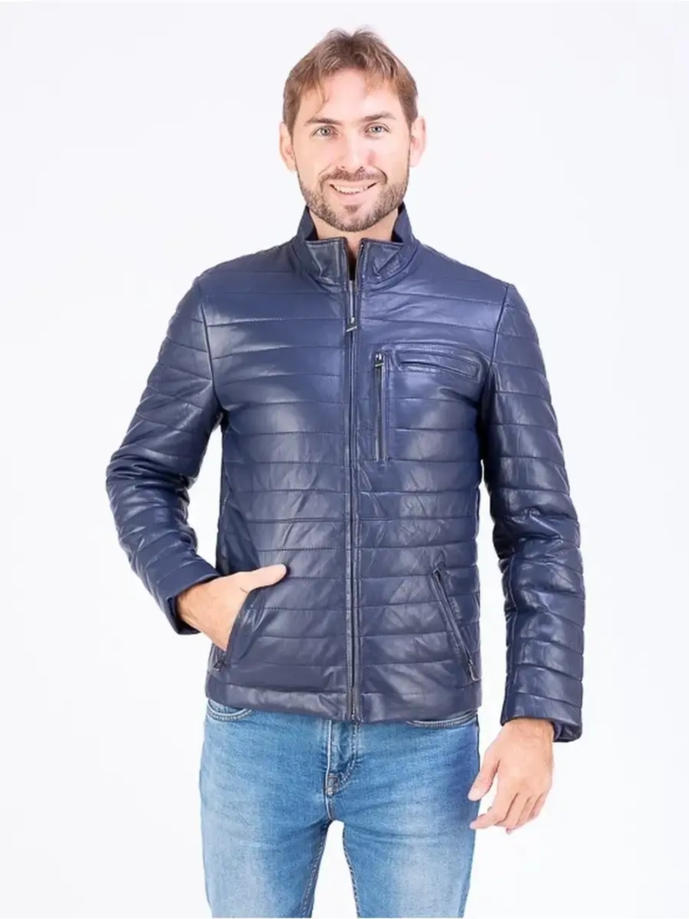 Куртка  мужская кожаная натуральная