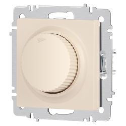 Светорегулятор Intro Accent 6-401-02 поворотный, 600Вт 230В, IP20, СУ, слоновая кость