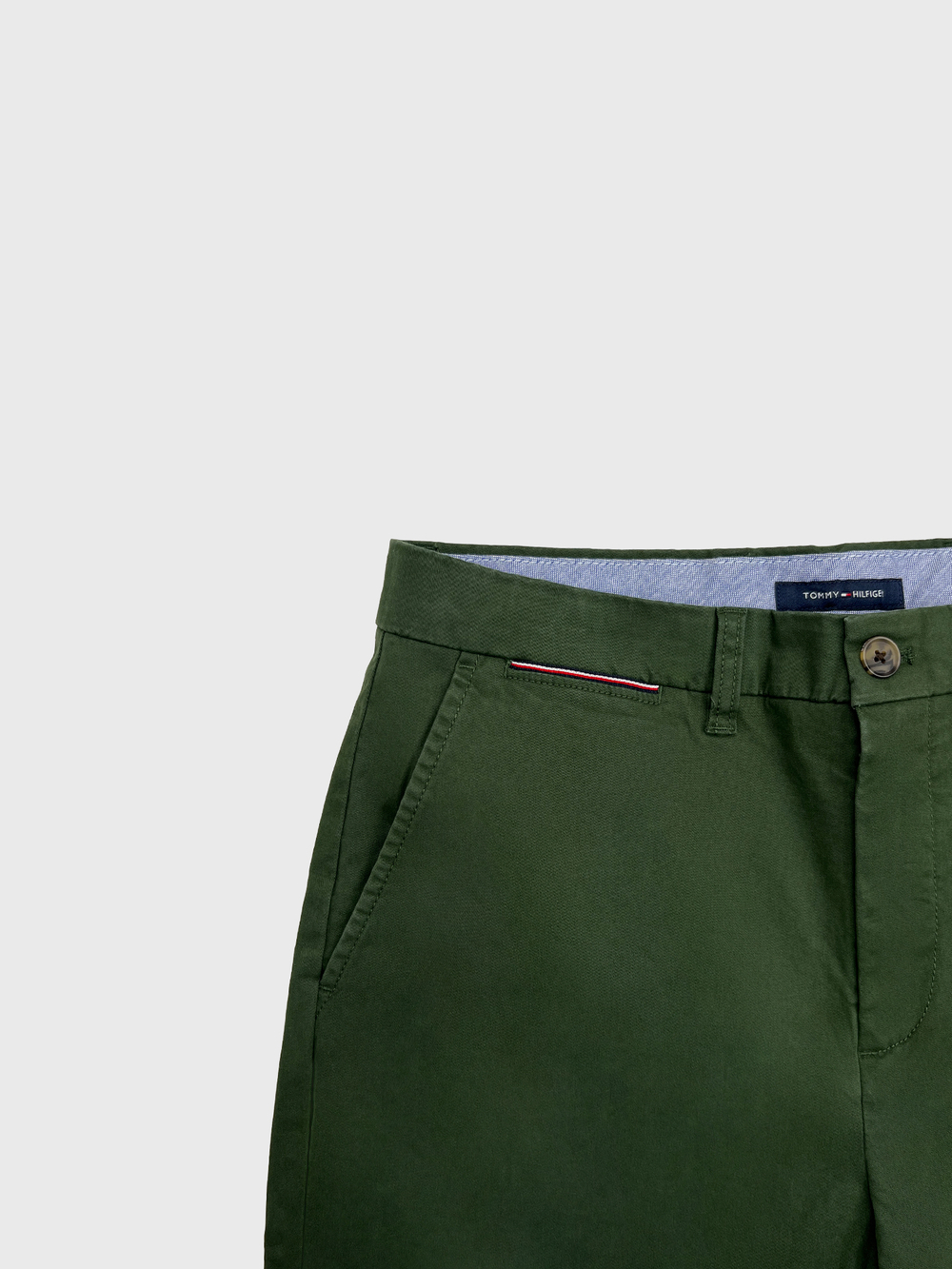 Шорты чинос Tommy Hilfiger Straight Fit Twill Wondrous Green