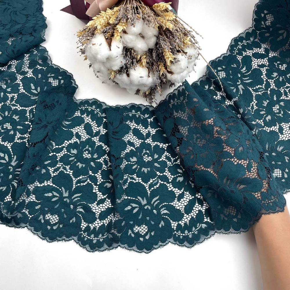 Кружево эластичное сосна 23 см, цв. 1994