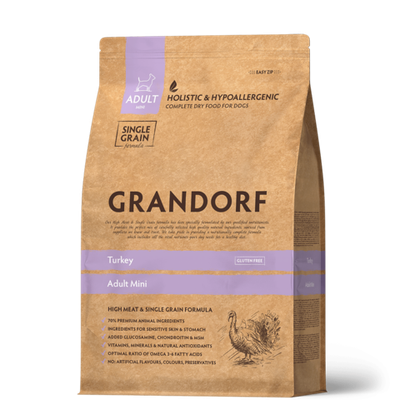 Grandorf Dog Turkey Mini корм сухой для собак индейка