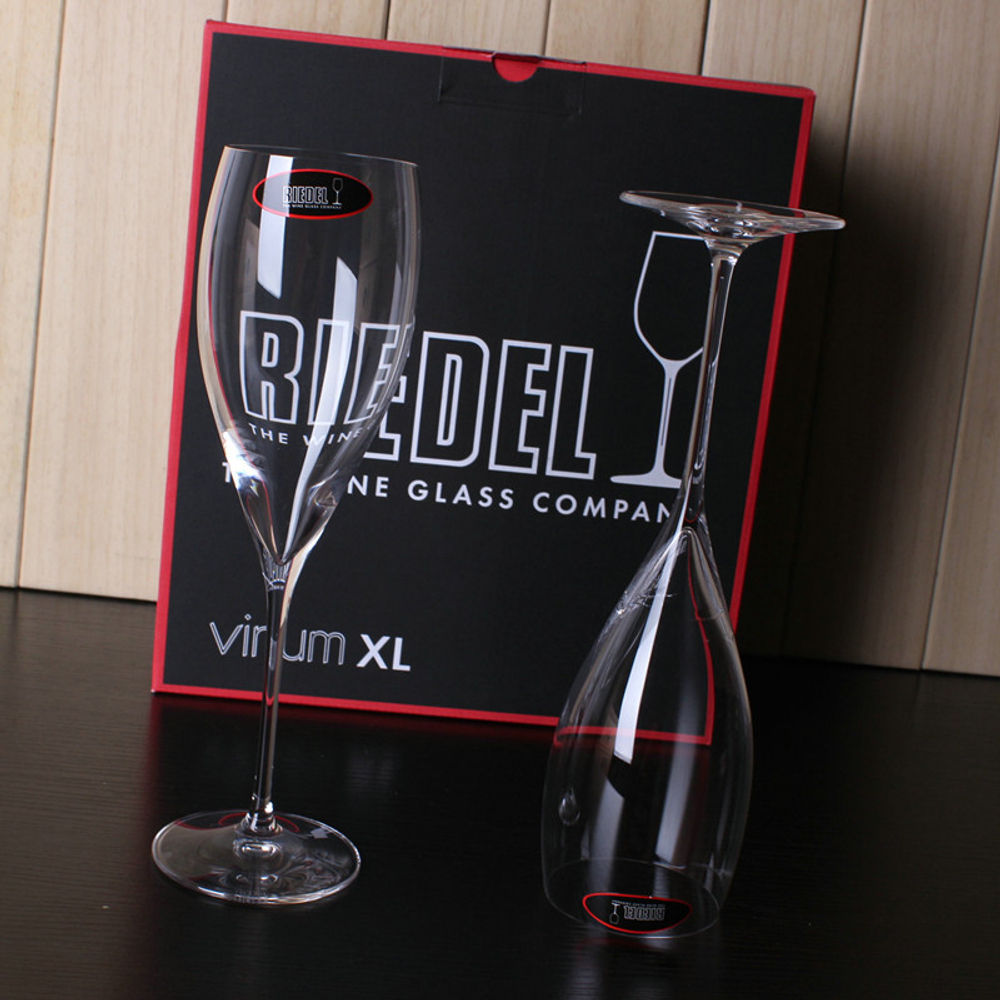 Набор бокалов для шампанского 2 шт 343 мл Riedel Vinum XL Vintage Champagne Glass Австрия упаковка