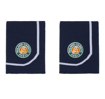 Теннисные напульсники Roland Garros Performance 2P - navy/white