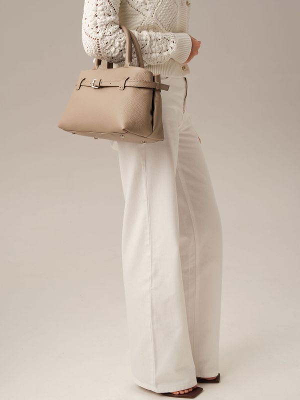 Кожаная сумка DBR Muse 31399 бежевый латте