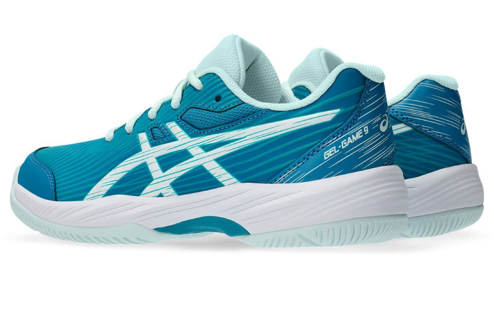 Детские теннисные кроссовки Asics Gel-Game 9 GS - Бирюзовый