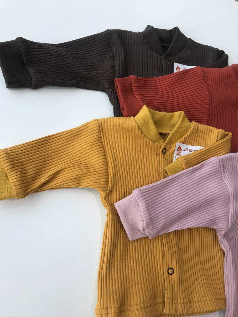 Кофта Бордовый рубчик (Малышеево) Арт: 0101И (Размер: 62)