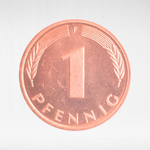 Germany, 1 Pfennig, 2000, (Stuttgart Mint - "F"), XF
