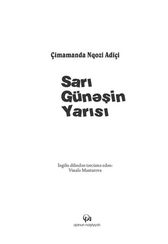 Sarı Günəşin yarısı