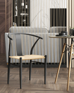 Стул обеденный Wishbone Style бежевый