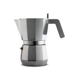 Alessi - Алюминиевая турка кофеварка  Moka на 9 чашек. / артикул   DC06/9 FM  / GTIN 8003299439461