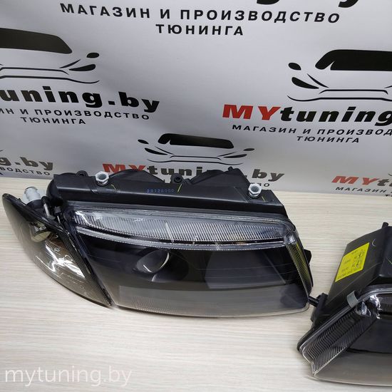 Передние фары BLACK для Volkswagen Passat B5