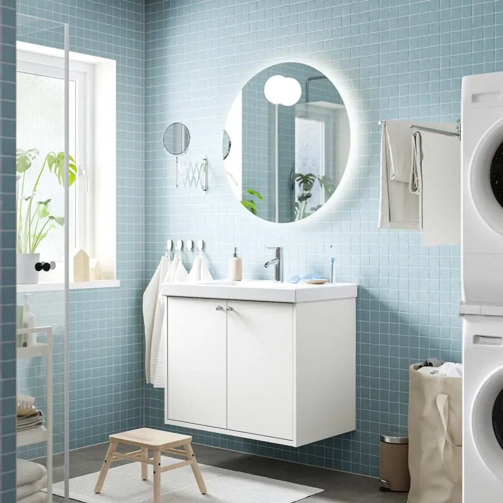 HAVBÄCK / ORRSJÖN Шкаф умывальник с дверцей/мойкой/смесителем ИКЕА