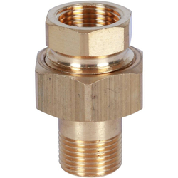 Разъемное соединение американка ВН, уплотнение под гайкой o-ring кольцо 3/8 STOUT