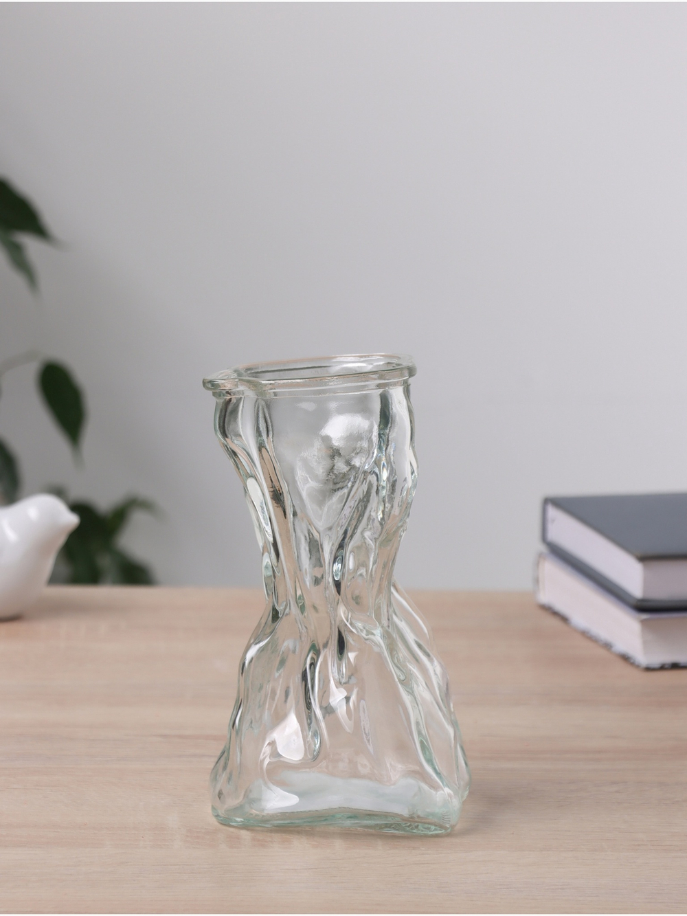 Ваза стекло настольная "Венди" галант, 16х9 см, прозрачный