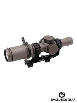 Оптический прицел Evolution Gear RZ HD 1-6X24mm LPVO. FDE