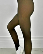 Тёплые женские термо лосины на меху, шерсть/хлопок, размер 42-48