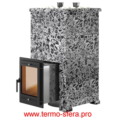 Печь для бани Эверест "Steam Master 44 INOX" Пироксенит Элит, S-40