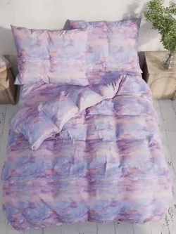 Наволочка комплект 2шт перкаль Сказка "Небеса" 45х45 см на молнии