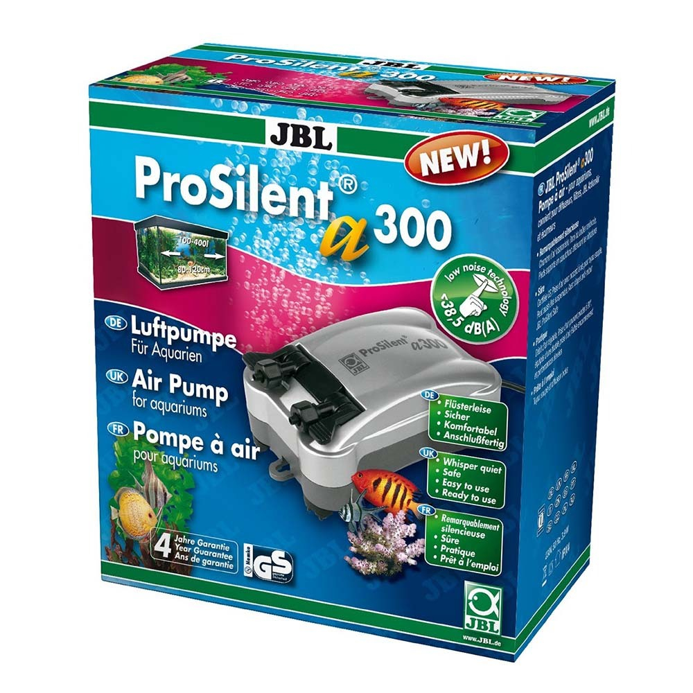 JBL ProSilent a300 - компрессор двухканальный сверхтихий 300 л/ч (до 400 л)