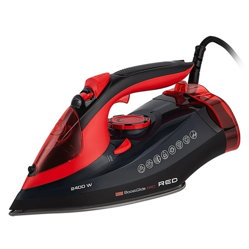 Утюг RED Solution RI-C283, 2400 Вт, керамическая подошва, красный