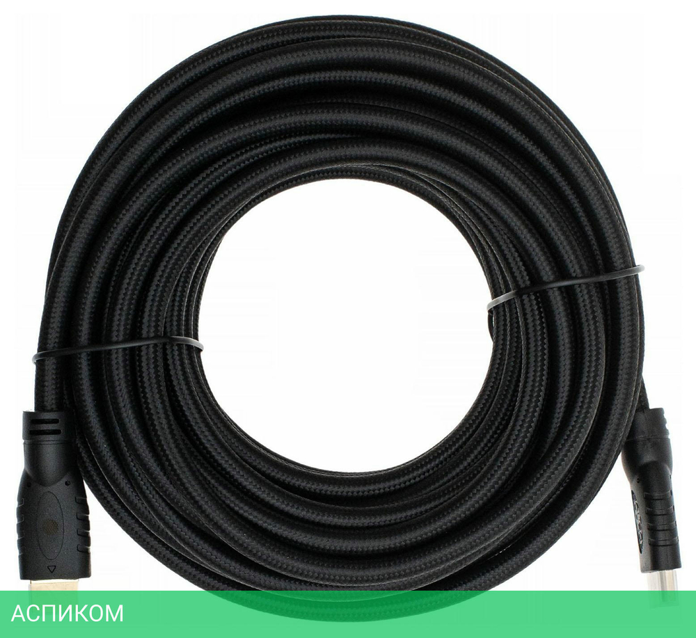 Кабель аудио-видео Cactus CS-HDMI.2-10 HDMI (m)/HDMI (m) 10м черный