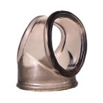 Дымчатое эрекционное кольцо 2,5см с фиксацией мошонки ToyFa XLover 748031