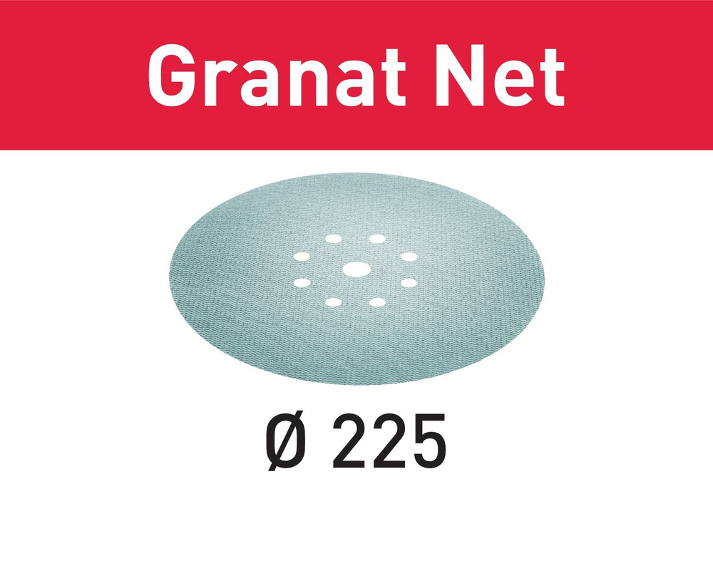 Шлифовальный материал на сетчатой основе Granat Net STF D225 P120 GR NET/1 Festool 203314/1