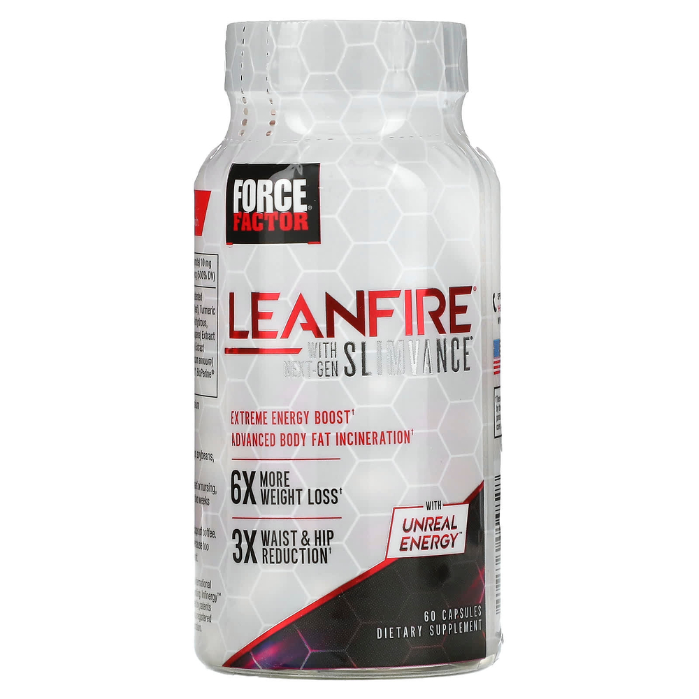Force Factor, LeanFire® Next-Gen Slimvance, 60 капсул