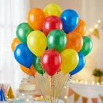 Воздушные шары 25 шт, 10»/25см Радуга цвета (микс)