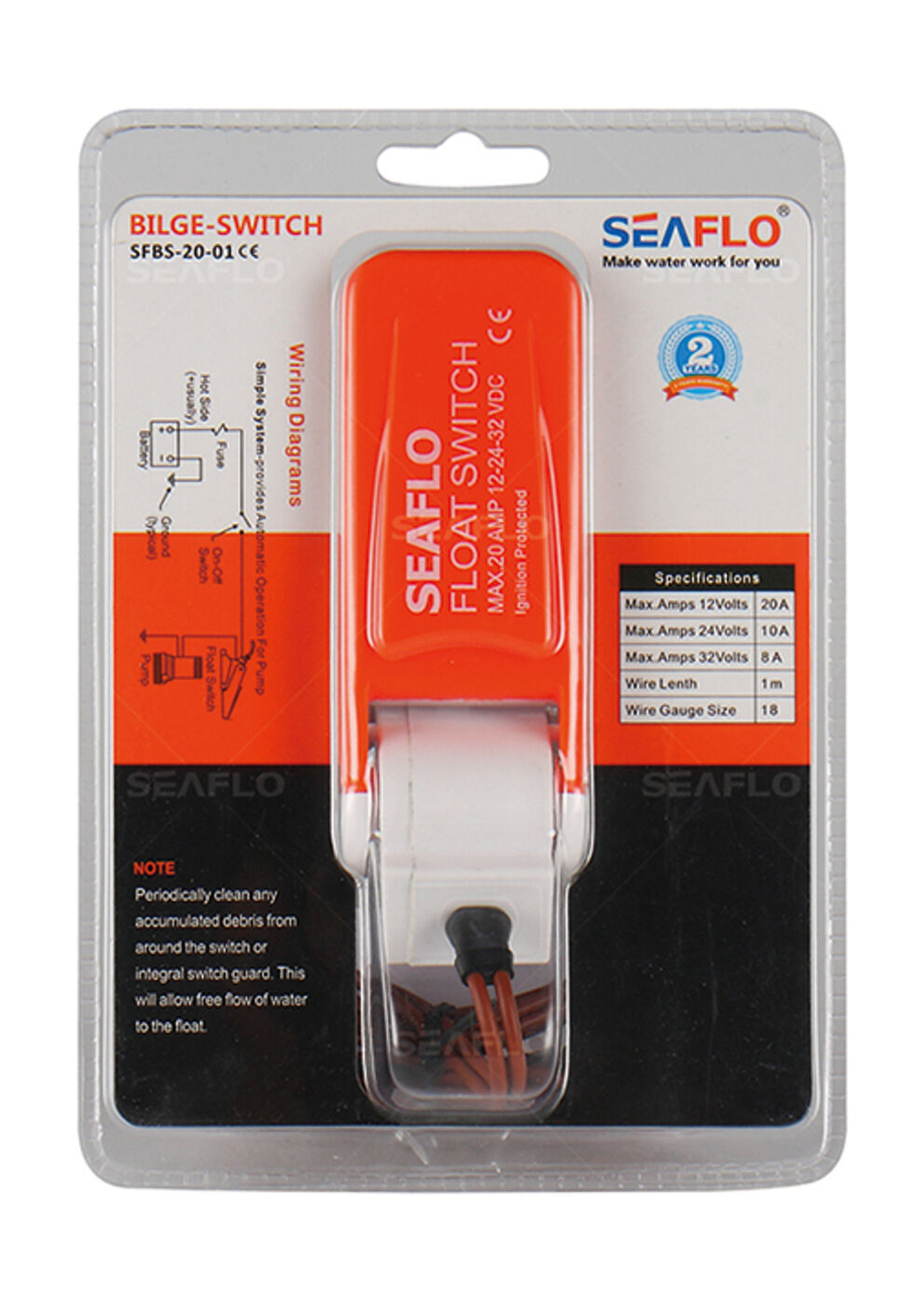 Автопереключатель поплавковый SeaFlo