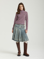 Женская Водолазка Quince Stripe Turtleneck