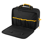 Сумка для инструмента, 400х170х300 мм, 3 отделения, 28 карманов, наплечный ремень Denzel