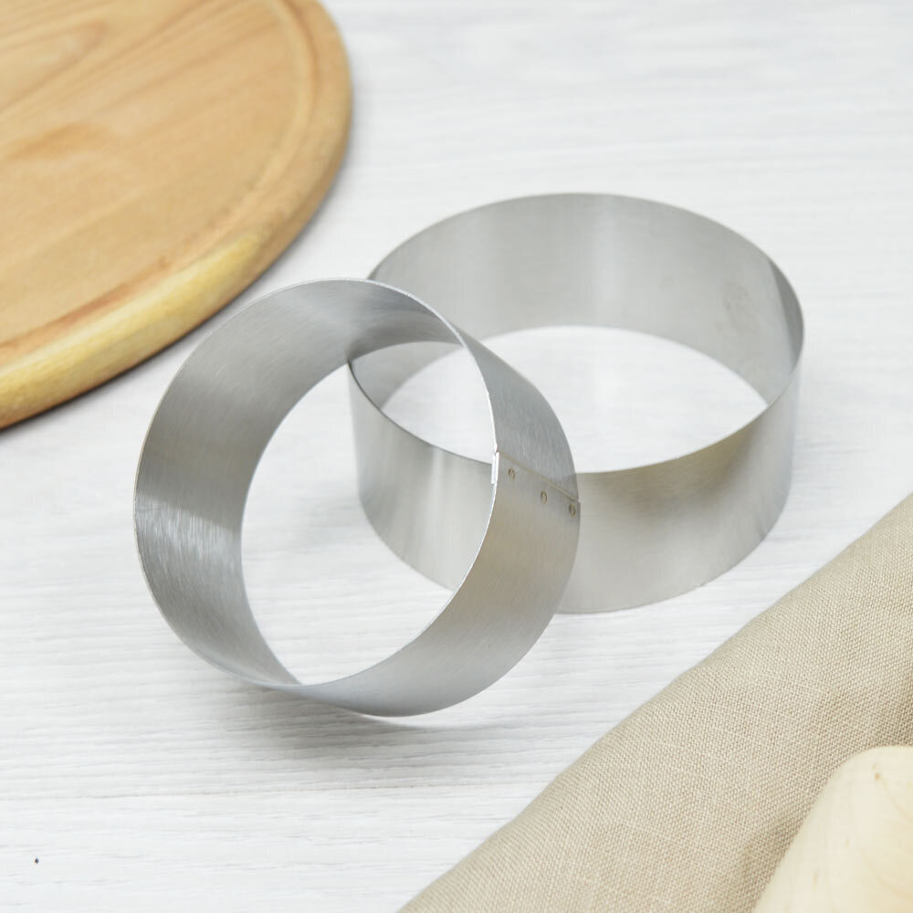 Набор колец для салата (2шт) 8+10,4см круг (47906)