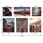 Картина комплект, 114х77 см, S-0036