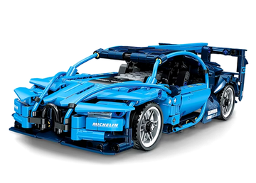 Конструктор радиоуправляемый Bugatti Chiron на Р/У 533 детали