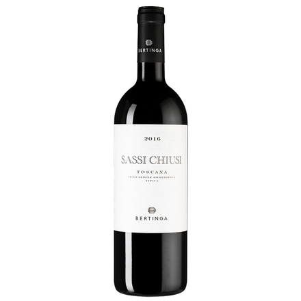 Вино Bertinga, Sassi Chiusi, Toscana IGT, 2019, 0.75 л