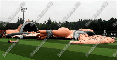 Надувная конструкция - комната страха "Дракон"