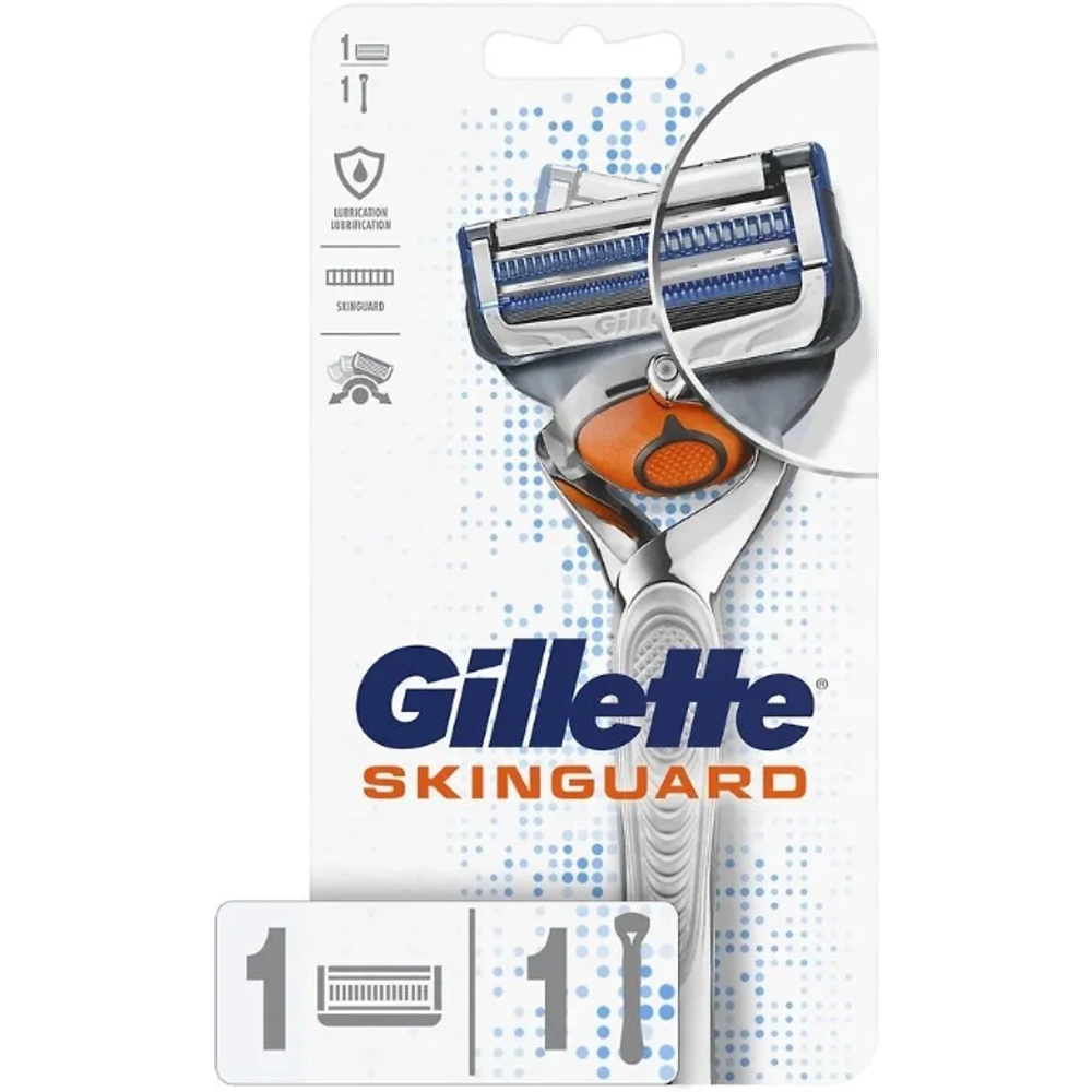 GILLETTE SKINGUARD Sensitive Бритва с 1 сменной кассетой для бритья
