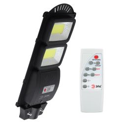 ЭРА Консольный светильник на солн. бат.,COB,40W, с датч. движ.,ПДУ,750lm, 5000К, IP65