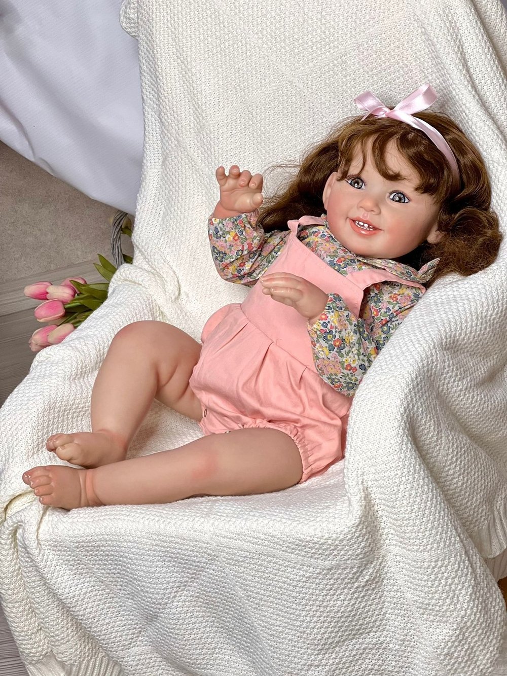 Кукла Реборн мягконабивная 70см (FA-872)