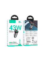 Автомобильное зарядное устройство hoco NZ16A 43W