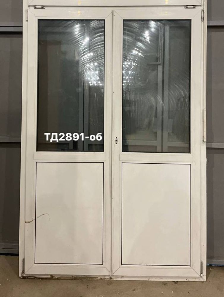 Дверь Пластиковая Б/У 216(в) х 146(ш) Штульповая (Балконный блок)