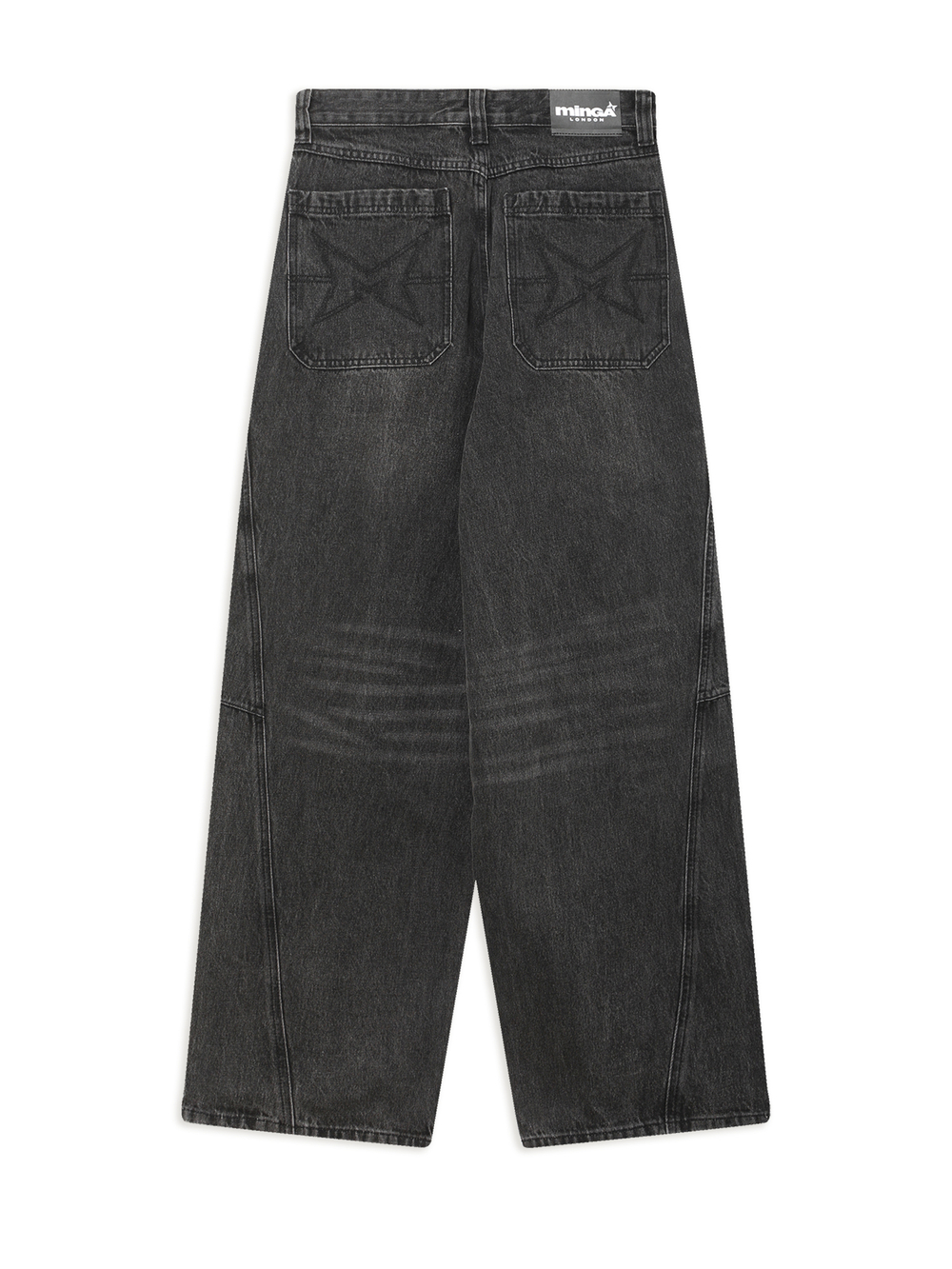 Джинсы (Baggy Fit) Washed Black Super Baggy Jeans