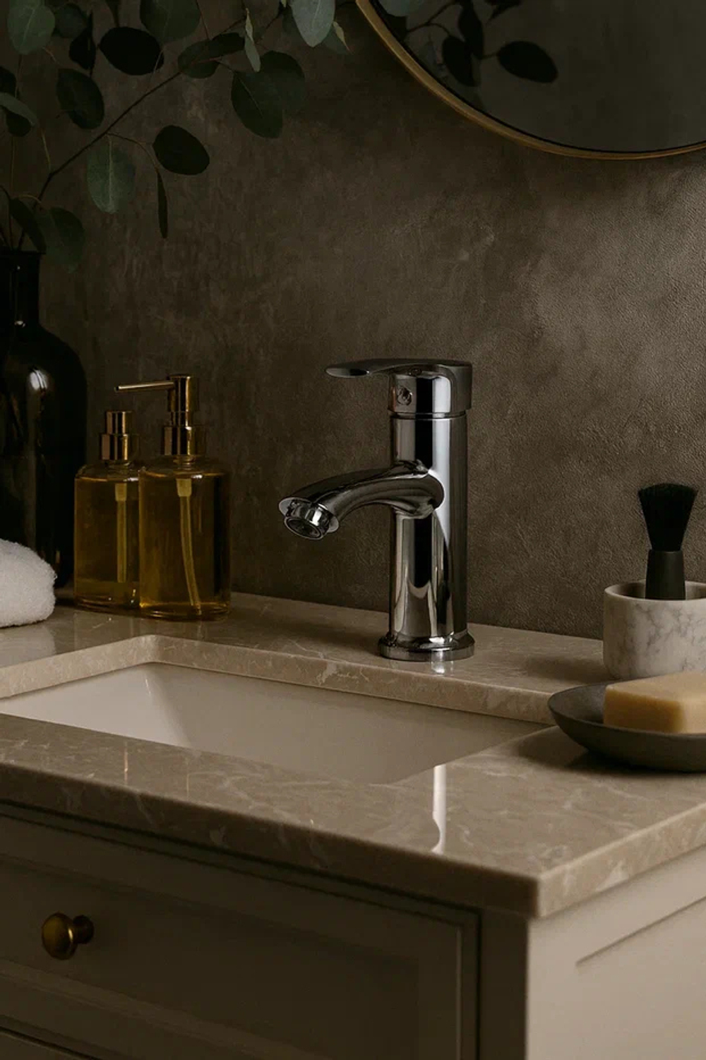 Смеситель для раковины DIWO Суздаль D02010CR хром