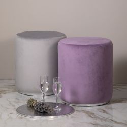 Банкетка ENZO Сирень Сильвер