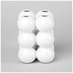 ВАЗА 9,2*9,2*11,9 СМ ЦВЕТ: БЕЛЫЙ