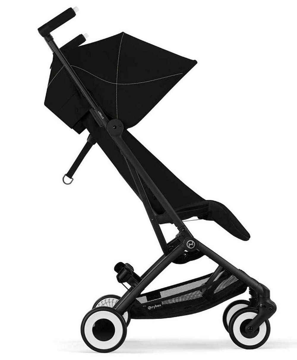 Прогулочная коляска Cybex Libelle BLK New Magic Black с дождевиком и бампером